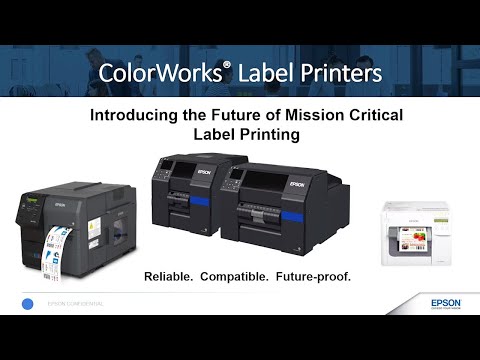 Epson CW-C6000PE - Stampante etichette InkJet 4 colori spellicolatore