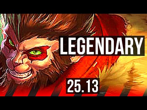 WUKONG vs AATROX (TOP) | 10/2/10, Legendary, 800+ games | KR Master | 25.13