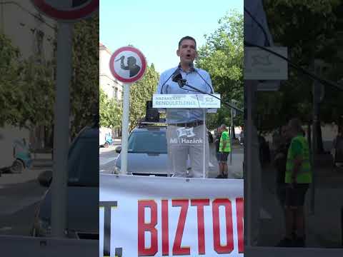 📢Demonstráció Szolnokon a közbiztonságért❗️ #magyarjelen #mihazánk #szolnok #tüntetés