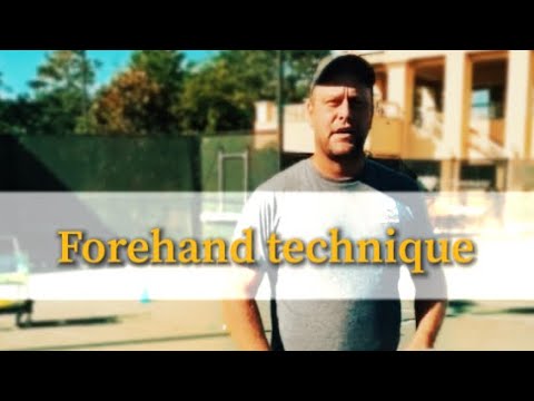 Forehand technique