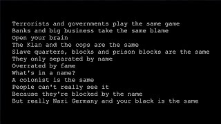 KRS One - Same Shit (lyrics)