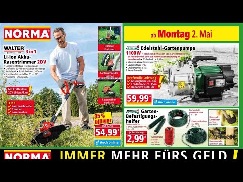 🛒 Norma Katalog Prospekt 2. bis 7. Mai 2022 - Neuigkeiten, Angebote Deutschland 🇩🇪