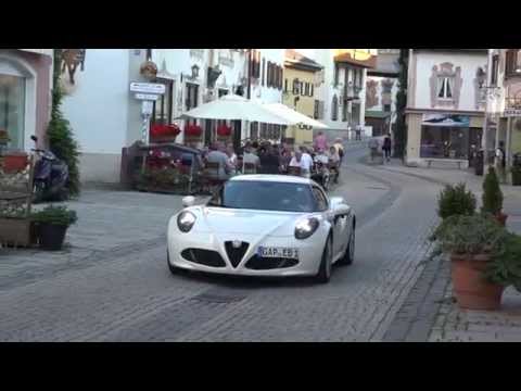 White Alfa Romeo 4C - Sound