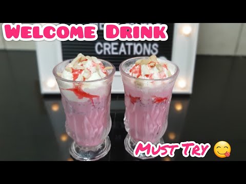 ROYAL SHAKE | Easy And Yummy Drink | Welcome Drink | ME N MOMS CREATIONS