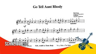 04 - Go tell aunt Rhody | Suzuki Book 1 | Violin Sheet Music | Partitura para Violino