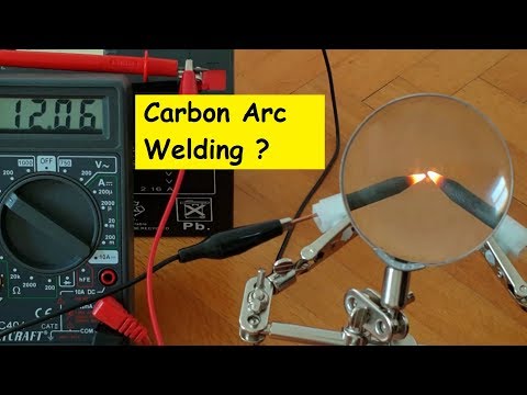 Two Battery Carbon Rods + 12 V VRLA AGM Battery = Arc Welding ?