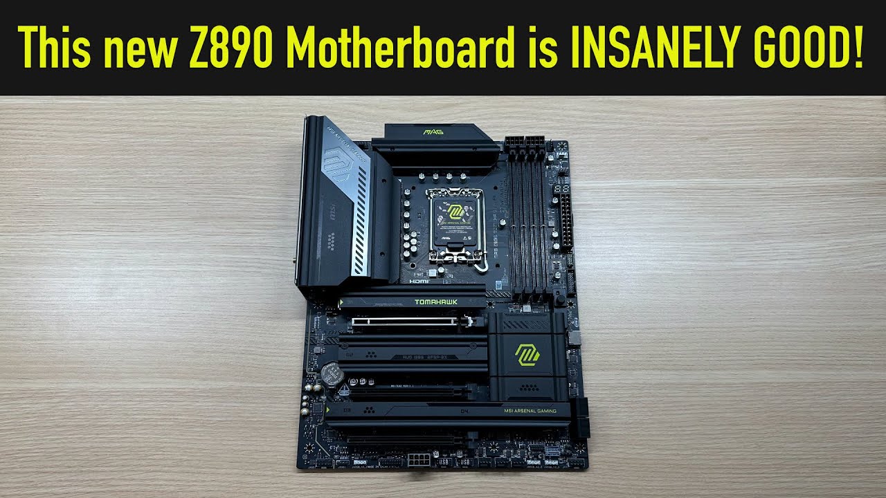 The New MSI Z890 Tomahawk: The Best Motherboard I’ve Ever Seen!