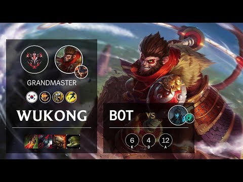 Wukong Bot vs Kalista - KR Grandmaster Patch 10.7
