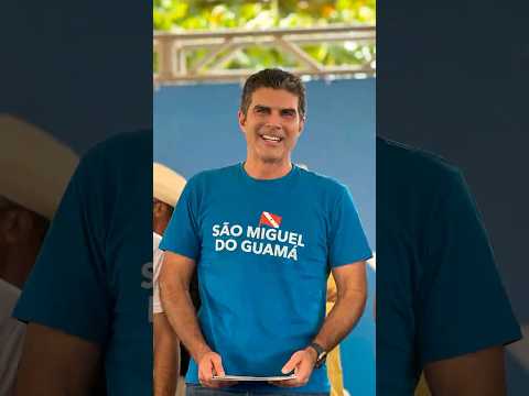 Amanhã tem entrega da Usina da Paz em São Miguel do Guamá! 💙