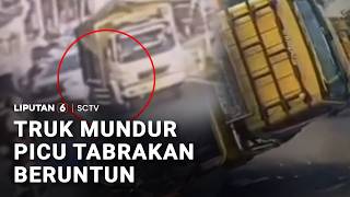 Download lagu Truk Mundur Picu Tabrakan Beruntun | Liputan6 mp3