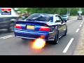 JDM Cars Leaving Car Meet 750HP Skyline GTR Chaser RX7 300ZX Integra Type R Supra