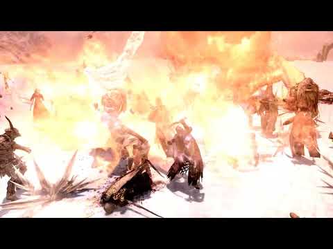 Skyrim SE Battles - Jyggalag & Sheogorath vs The Bosses