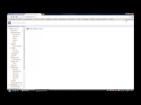 comment retrouver favoris google chrome