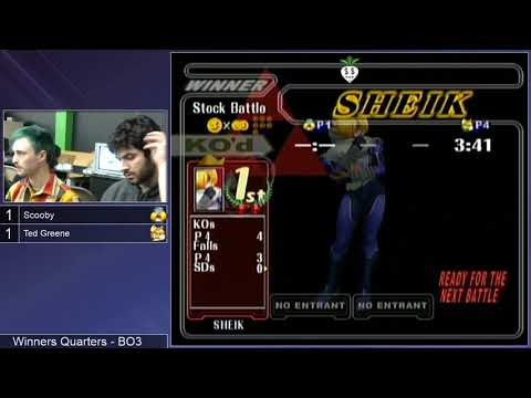 SG 19.9 SSBM - Scooby (Sheik) vs. Ted Greene (Fox) - Melee WQF