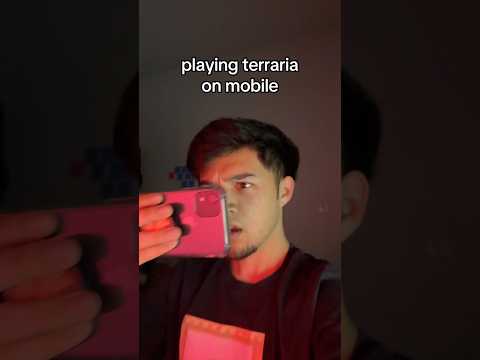 Playing Terraria On PC Vs Mobile… #shorts #viral