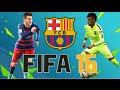 CARAS DEL BARCELONA  FIFA 16 