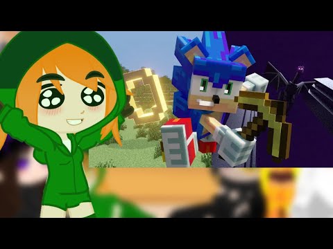 Mob Talker React To Sonic Speedruns Minecraft (Minecraft Animation) by JayPig Animations