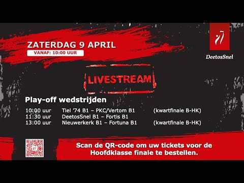 Play-off wedstrijden 9 april 2022