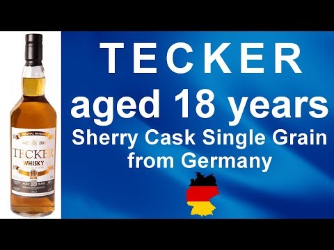 Tecker Sherry Cask Single Grain German Whisky aged 18 years Review #198 from WhiskyJason