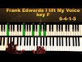 Frank Edwards I lift My Voice Piano Chords.
