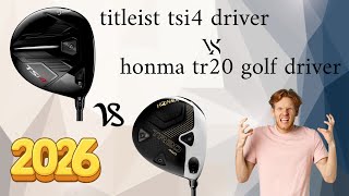 🌟 Titleist TSi4 vs. Honma TR20 Driver Review | The Low-Spin King vs. Japanese Engineering