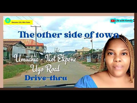 Drive-thru | Umuahia - Ikot Ekpene Uyo Road | Abia - Akwa Ibom State | Interstate Road in Nigeria