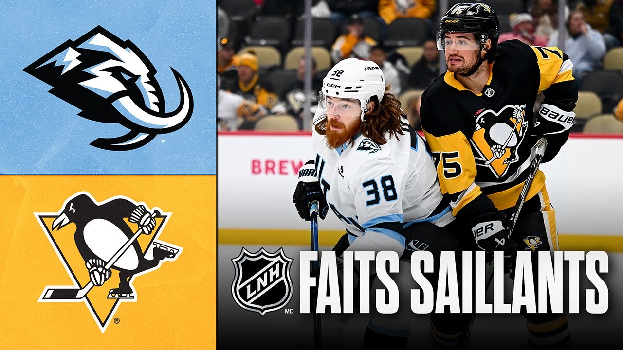 Mammoth vs Penguins 14/12/25 | Faits saillants