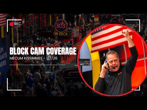 Mecum Kissimmee Live Block Cam: Wednesday, Jan. 7, 2026