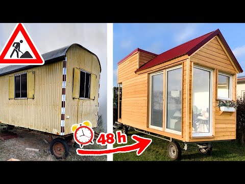 Vom BAUWAGEN zum TINY HOUSE in 48h