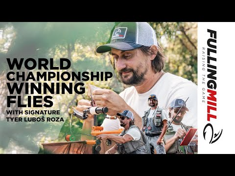 Fly Tying World Championship Winning Flies: Luboš Roza's Dark Neon Euro Nymph