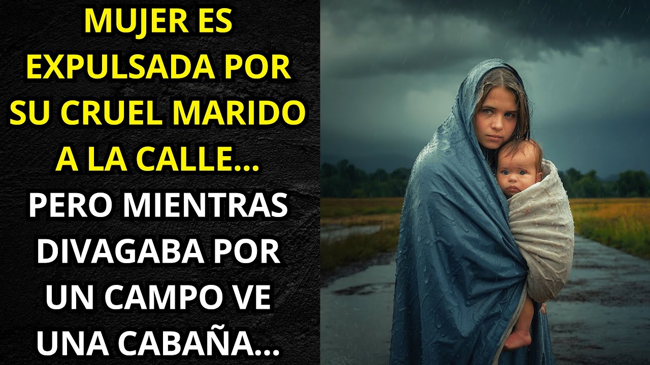 FUE EXPULSADA POR SU MARIDO DE SU CASA, PERO CUANDO ENTRÓ A UNA CABAÑA ABANDONADA SUCEDIÓ ALGO...