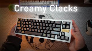 The creamiest clacks of them all...  | Custom Keyboard | Ikki68 Snow | Unboxing | Build | Soundtest