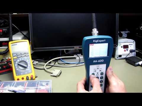 Antena Icom FA-S270C TEST SWR  RigExpert AA-600