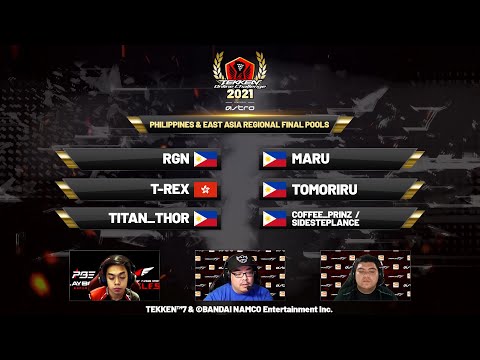 Tekken Online Challenge 2021 Regional Finals Pools Selection Show - Philippines and East Asia