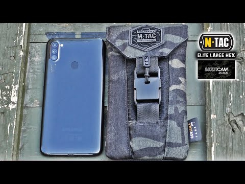M-Tac подсумок для смартфона Elite Large Hex Multicam/Coyote, военный подсумок под телефон мультикам на молле - фото 1 - id-p2201239377