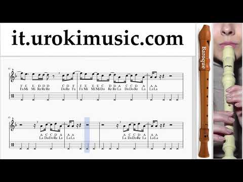 Lezioni di Flauto Dolce B. Childish Gambino - Feels Like Summer Tutorial Spartito um-i276