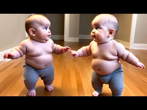 Funniest Twins Baby Playing Together - Funny Baby Video II Big Daddy