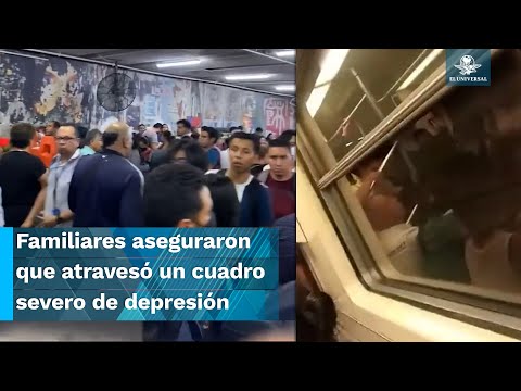 Este fue el último mensaje que dejó el sujeto que arrojó a una joven a las vías del Metro Hidalg