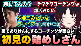 【スト6/RFN】裏でありけんのコーチングをする初対面の鶏めしさんが面白くて笑うれんくん【如月れん/ありけん/鶏めし/ぶいすぽ/切り抜き】