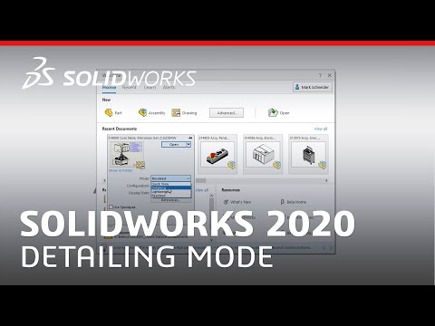 What's New in SOLIDWORKS 2020 - Detailing Mode
