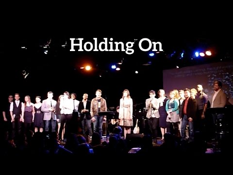 Carrie Manolakos, Michael Arden, Dee Roscioli, Andy Mientus Singing Together