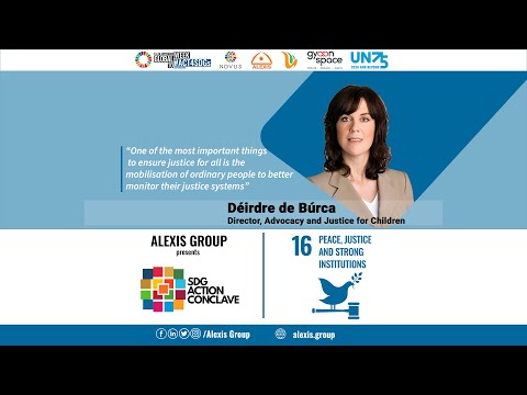 SDG Action Conclave 2020 | Déirdre de Búrca | SDG Goal 16 | Alexis Group