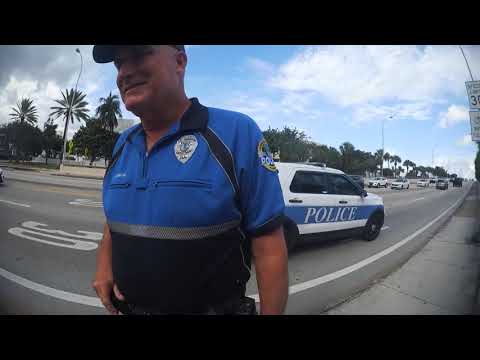 Unlawful Arrest by Tyrant Cop Bal Harbor Police - Open Carry Legal Florida
