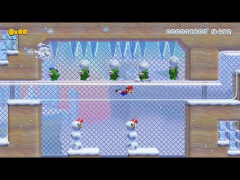 Super Mario Maker 2 - Icicle Mountain by Pey10B - No Commentary