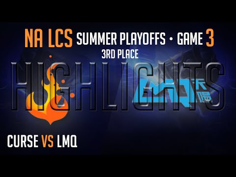 Curse vs LMQ Playoff Highlights Game 3 PAX 3rd Place Match S4 NA LCS Playoffs CRS vs LMQ Game 3