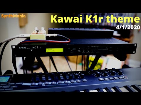 Kawai K1R Rackmount Digital Synthesizer Module 1988 - Black image 6