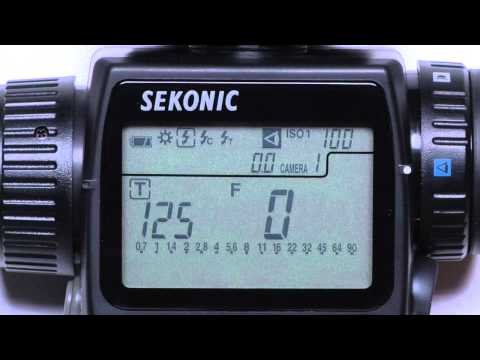 Sekonic L-758DR Quick Start Guide: Part 3