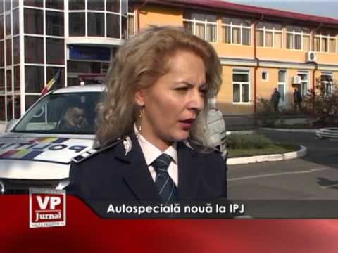 Autospecială nouă la IPJ
