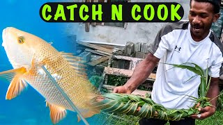 Mangrove Jack Traditionally Cooked in FIJI (Part 1)