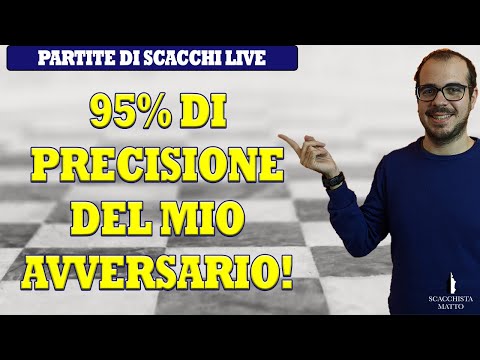 95% DI PRECISIONE DEL MIO AVVERSARIO! APERTURA RETI | PARTITE DI SCACCHI ONLINE
